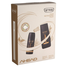 Str8 Ahead férfi ajándékcsomag tusfürdő + dezodor kozmetikai ajándékcsomag