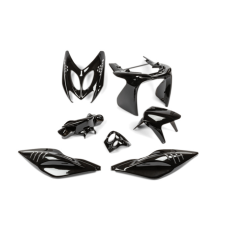 Str8 Burkolat és lámpa készlet teljesen fekete Yamaha Aerox 2013 előtti modellekhez egyéb motorkerékpár alkatrész