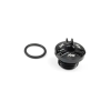 Str8 Derbi STR-560.93/BK olajbetöltő kupak fekete STR8 Motor alkatrészek Csavarok és alkatrészek