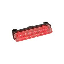 Str8 Hátul lámpa LED univerzális átlátszó / piros LED-ekkel motorkerékpár fényszóró