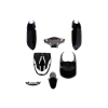 Str8 Idomkészlet 7 db fekete metál Peugeot Kisbee STR8 Vázak, idomok, kiegészítők Idomok, burkolat elemek