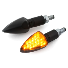 Str8 Index készlet LED LED Fekete vonal fekete motorkerékpár irányjelző