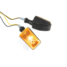Str8 Irányjelzők Mini Téglalap V2 12V - 10W fekete / fehér egyéb motorkerékpár alkatrész