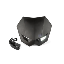 Str8 LED Enduro Fényszóró Fekete STR8 Vázak, idomok, kiegészítők Idomok, burkolat elemek egyéb motorkerékpár alkatrész