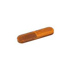 Str8 Narancssárga öntapadós fényvisszaverő 95x25mm egyéb motorkerékpár alkatrész