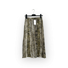 STRADIVARIUS kígyómintás női szoknya - 38 (ÚJ)