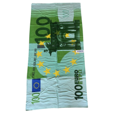  Strand törölköző 70 x 140 cm - 100 eurós bankjegy mintás 242457 lakástextília