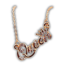  Strasszköves Queen nyaklánc nyaklánc