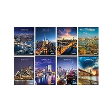 Street Füzet STREET Skyline A/4 54 lapos kockás füzet