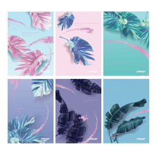 Street Füzet vonalas STREET A/4 54 lapos Botanic margóval füzet