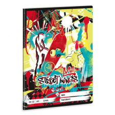 Street Kings gördeszkás sima füzet A5 - 20-32 füzet