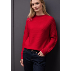 STREET ONE női pulóver SEAMLESS STRUCTURE SWEATER 303555-16865