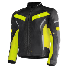 Street Racer Evans Air motoros kabát fekete-fluo sárga motoros kabát
