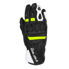 Street Racer STR motoros kesztyű fekete-fluo sárga motoros kesztyű