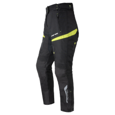 Street Racer Vix női motoros nadrág fekete-fluo sárga motoros nadrág