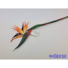  Strelitzia / Papagájvirág élethű gumis 63 cm dekorációs kellék