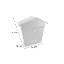  STREND PRO barna postaláda, 36,5x13,3x36,5 cm postaláda