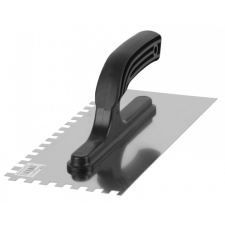 Strend pro fogazott rozsdamentes glettvas, műanyag nyéllel, 280X130 mm, E8 mm kőműves és burkoló szerszám