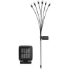 STREND PRO Garden Napelemes kerti lámpa, Strend Pro Garden Firefly, 72 cm, 6 LED, rozsdamentes acél, akkumulátoros, automatikus kapcsolás, földbe szúrható