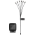 STREND PRO Garden Napelemes kerti lámpa, Strend Pro Garden Firefly, 72 cm, 6 LED, rozsdamentes acél, akkumulátoros, automatikus kapcsolás, földbe szúrható