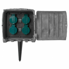 Strend pro Kültéri elektromos hosszabbító, védelemmel, kapcsolóval, 3 aljzattal, 8 m, Strend Pro hosszabbító, elosztó
