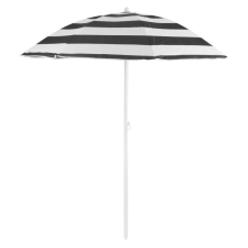 Strend pro Napernyő, Strend Pro, dőlésszögű, csíkos mintás, fekete-fehér, 180 cm kerti bútor