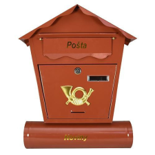 Strend pro Nestorpostaláda barna, 450X370X100 mm postaláda
