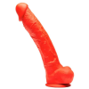 Stretch Real Szilikon dildó Stretch N6 - 26 x 5,8 cm piros