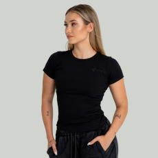 Strix Ribbed női póló Black - STRIX L