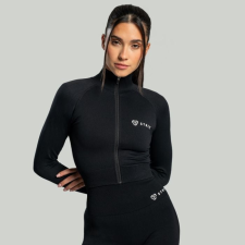 Strix Seamless női cropped top Black női edzőruha