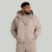 Strix Zip kapucnis pulóver Taupe XXXL férfi pulóver, kardigán