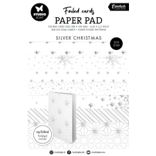 Studio Light Silver patterns Papírkészlet Paper Pad Foil (24 lap) decoupage papír
