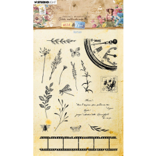 Studio Light Sprigs Wild &amp; Free Szilikonbélyegző JMA Clear Stamp 1 csomag bélyegző