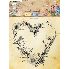 Studio Light Wild heart Wild &amp; Free Szilikonbélyegző JMA Clear Stamp 1 csomag bélyegző