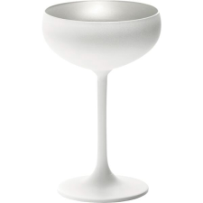 Stulzle-oberglas Pezsgős pohár, Stölzle Elements 230 ml, fehér/ezüst pezsgős pohár