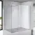 Stuxi Milano Kombi Walk-in zuhanyfal, 140x130 cm, 8 mm vastag vízlepergető biztonsági üveggel, 200 cm magas, króm