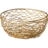 Style Point Fém drótkosár, Style Point, 26,5 cm, arany