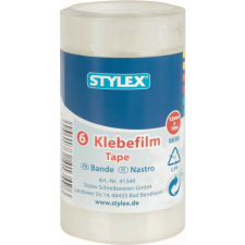 STYLEX Schreibwaren GmbH Stylex ragasztószalag (10m x 12mm) 6 tekercs/csomag ragasztószalag