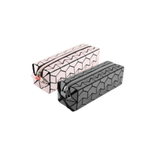 STYLEX Schreibwaren GmbH Stylex tolltartó, geometriai mintás, 2-féle, szürke, rószaszín tolltartó