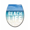 Styron MDF WC ülőke, színes, Beach Life - mintás STY-550-101