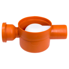 Styron SZUEZSZIFON 2. ÁGÚ, 80 MM. LAPOS, SZÁRAZ BŰZZÁRRAL (PADLÓÖSSZEFOLYÓ) STY-652-3 fürdőkellék