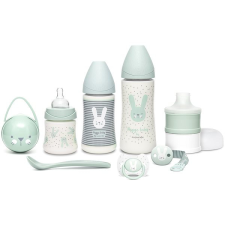 Suavinex Hygge újszülött szett Welcome - zöld cumisüveg