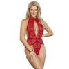 SUBBLIME BODYSTOCKINGS SUBBLIME – érzéki piros bodysuit L/XL méretben