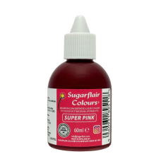 Sugarflair airbrush festék, super pink, 60ml sütés és főzés