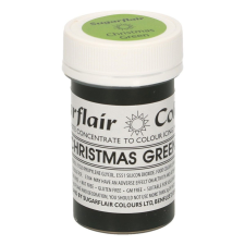 Sugarflair paszta, Christmas zöld, 25g sütés és főzés