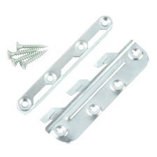 Suki ÁGYKERET ÖSSZEKÖTŐ VASALAT 130MM, NIKKELEZETT ágy és ágykellék