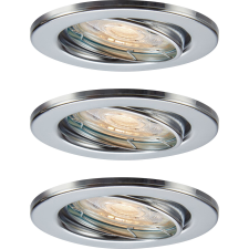  Süllyesztett LED lámpa 86R fém krómszínű 3 darabos készlet EEK: E világítás