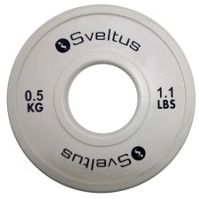 Súlytárcsa gumírozott Sveltus Olympic mini 0,5 kg súlytárcsa