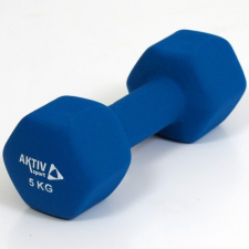  Súlyzó neoprén Aktivsport 5 kg kék kézisúlyzó