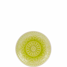 SUMATRA tányér 14cm lime tányér és evőeszköz